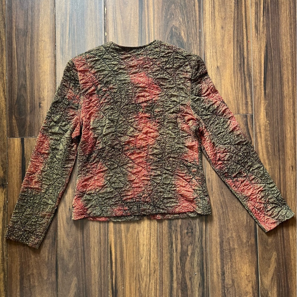 Joseph Ribkoff Textured Metallic jacket - Picture 5 of 9